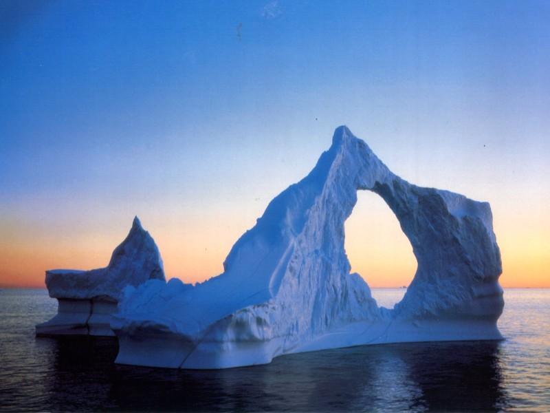 Iceberg in the Ocean